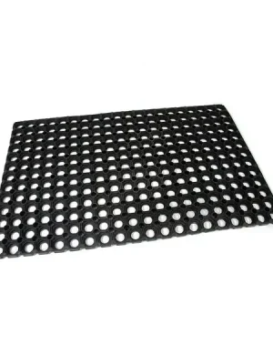 Gumová čisticí rohož Honeycomb 50 x 80 x 2,2 cm, černá Přímo Od Výrobce
