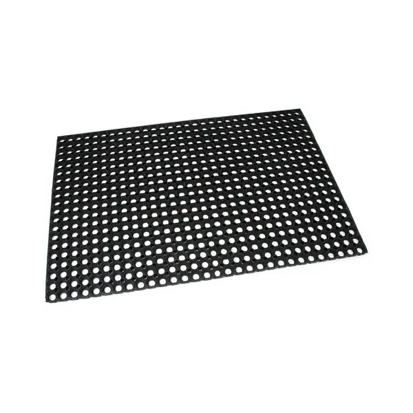 Must-Have Gumová čisticí rohož Honeycomb 80 x 120 x 2,2 cm, černá