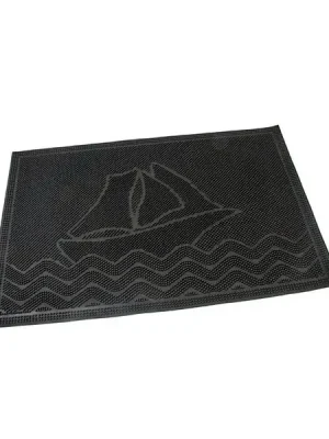 Ihned K Objednání Gumová čisticí rohož Ship 40 x 60 x 0,6 cm, černá