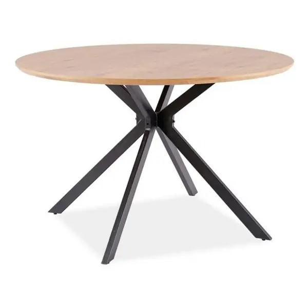 Nízká Cena Jídelní stůl Aster 120 cm, dub / černá