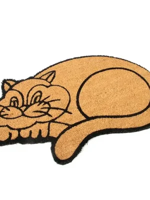 Kokosová čisticí rohož Happy Cat 45 x 75 x 1,7 cm, hnědá Akční Cena