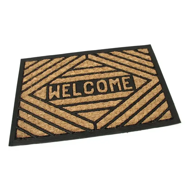 Kokosová čisticí rohož Welcome 40 x 60 x 0,8 cm, hnědá Cenově Výhodný
