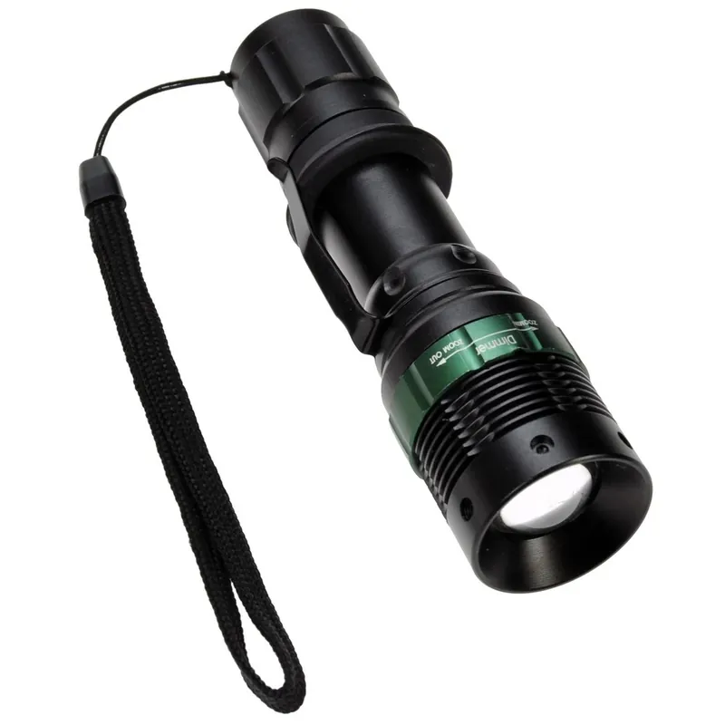 Kovová svítilna 3W CREE LED, černá Expresní Doručení