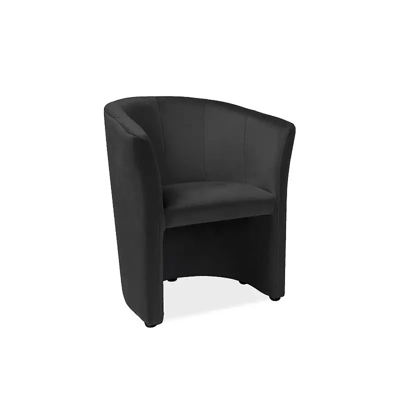 Křeslo Cuba Velvet, černá Nejlepší Cena