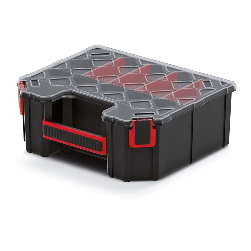 Kufříkový organizér 28,4 × 24,3 × 10,5 cm, přepážky, černá Top Prodej