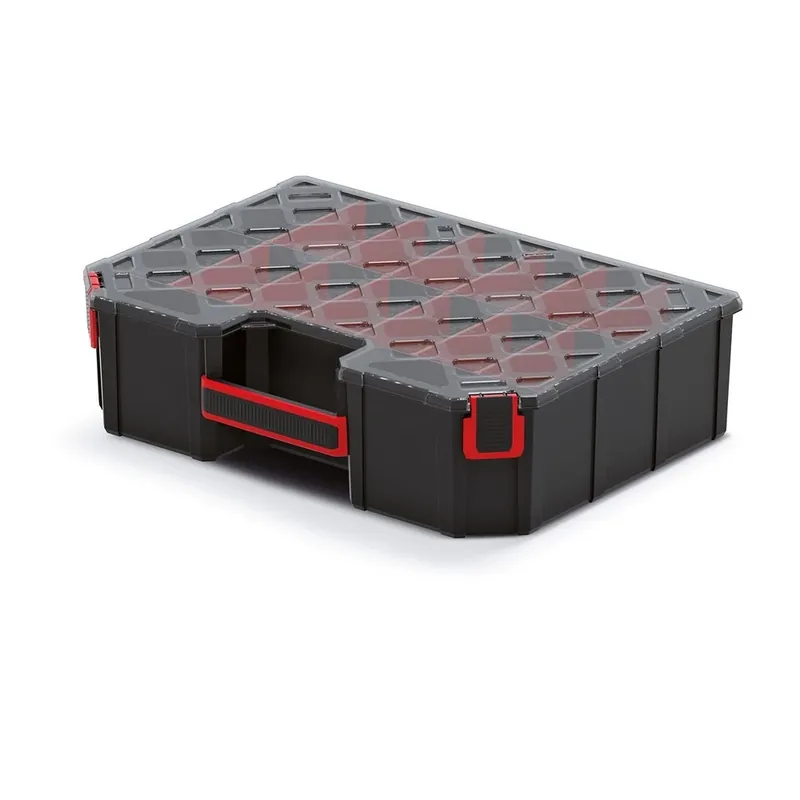 Originální Kufříkový organizér 39 × 28,4 × 10,5 cm II, přepážky, černá