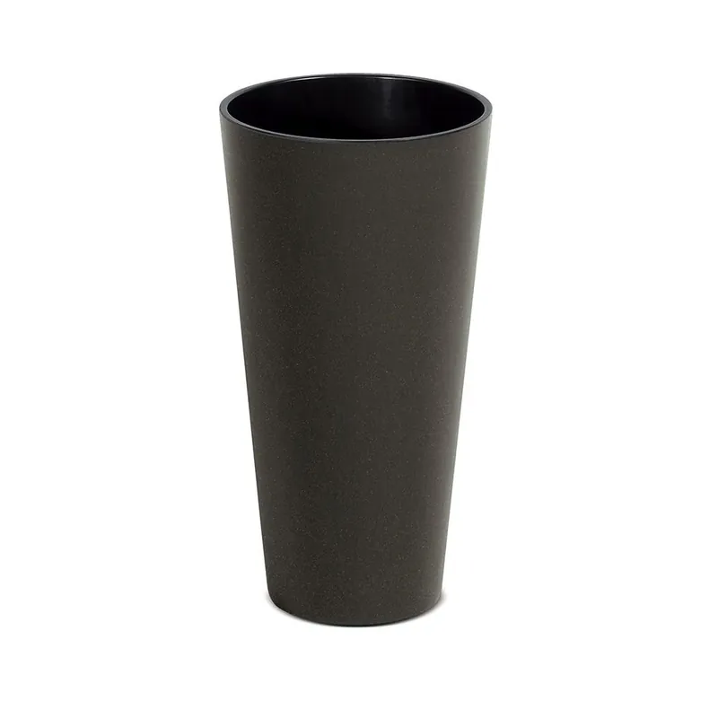 Květináč ECO WOOD, 25 cm, kulatý, tmavě hnědá Jen Po Omezenou Doba