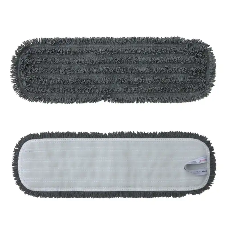 Mop na suchý zip Standard, 47 cm - mikrovlákno, šedá Levný