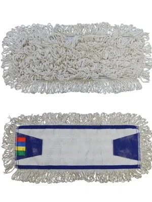 Zlevněný Mop se záložkami Standard, 40 cm - bavlna, bílá