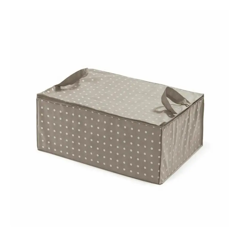 Nakupujte Hned Úložný box na peřinu 70 x 50 x 30 cm, hnědá