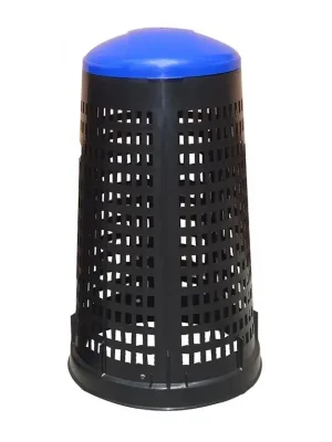 Horká Nabídka Venkovní odpadkový koš - plastový, 120 l, modrá