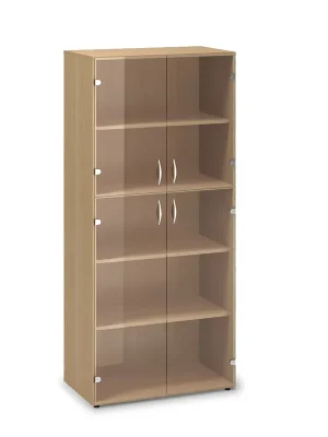 Značkový Vysoká skříň ProOffice 80 x 45,8 x 178 cm, buk
