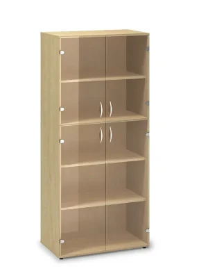 Vysoká skříň ProOffice 80 x 45,8 x 178 cm, divoká hruška Expresní Doručení