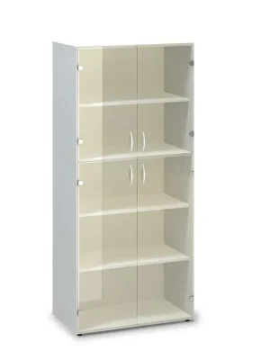 Vysoká skříň ProOffice 80 x 45,8 x 178 cm, bílá Hit Sezóny