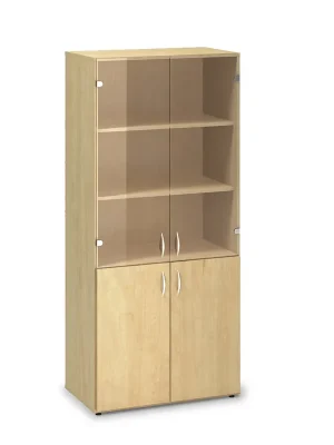 Vysoká skříň ProOffice 80 x 47 x 178 cm, divoká hruška Levný
