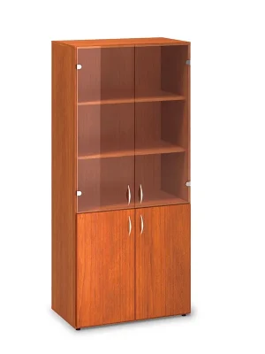 Vysoká skříň ProOffice 80 x 47 x 178 cm, třešeň Levný