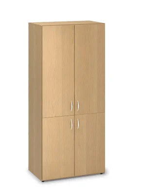 Vysoká skříň ProOffice 80 x 47 x 178 cm, buk Originální