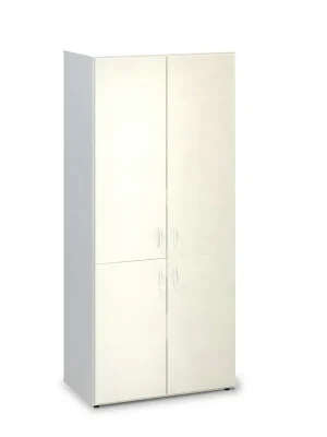 Zlevněný Vysoká skříň ProOffice 80 x 47 x 178 cm, bílá