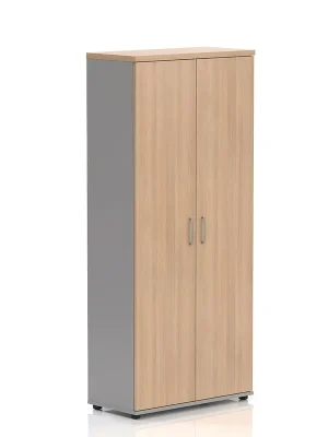 Vysoká skříň Visio LUX 80 x 38,5 x 183,5 cm, dub Přímo Od Výrobce