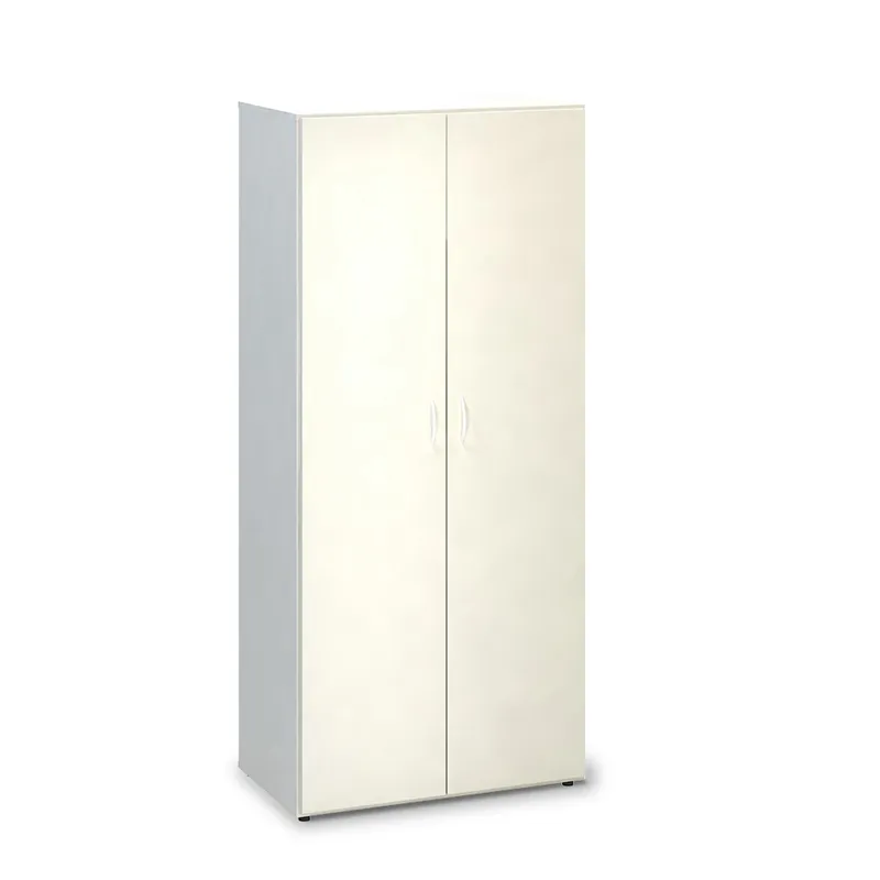 Vysoká šatní skříň ProOffice 80 x 47 x 178 cm, bílá Vrácení Zdarma