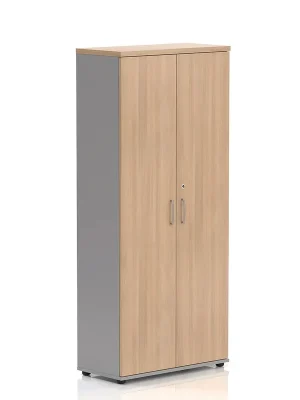 Vysoká široká šatní skříň Visio LUX 80 x 38,5 x 183,5 cm, dub Speciální Cena