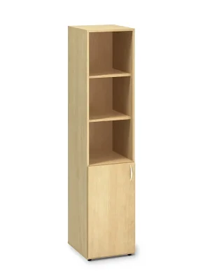 Vysoká úzká skříň ProOffice 40 x 47 x 178 cm, levá, divoká hruška Finální Výprodej