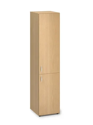 Vysoká úzká skříň ProOffice 40 x 47 x 178 cm, pravá, buk Časově Omezené