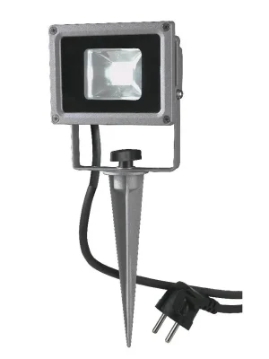Časově Omezené Zahradní LED reflektor EUROM LED 10P, stříbrná