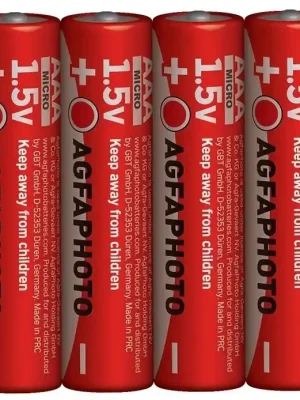 Zinková baterie AgfaPhoto R03/AAA, 1,5 V, 4 ks, zinková Kup Teď