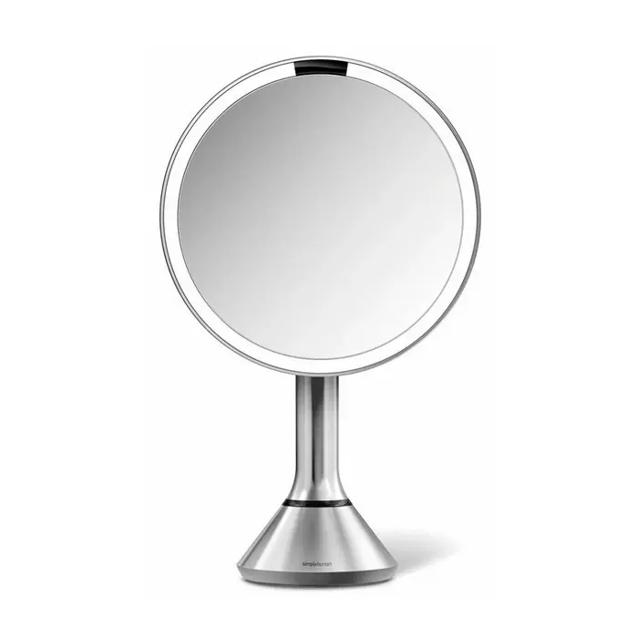 Zrcátko Simplehuman s nastavitelným jasem Dual LED, matný nerez Víkendová Akce
