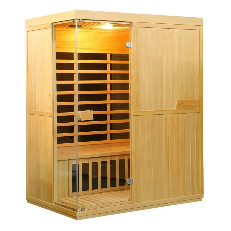 Sauna DeLuxe 3300 Carbon - BT, hnědá Finální Výprodej