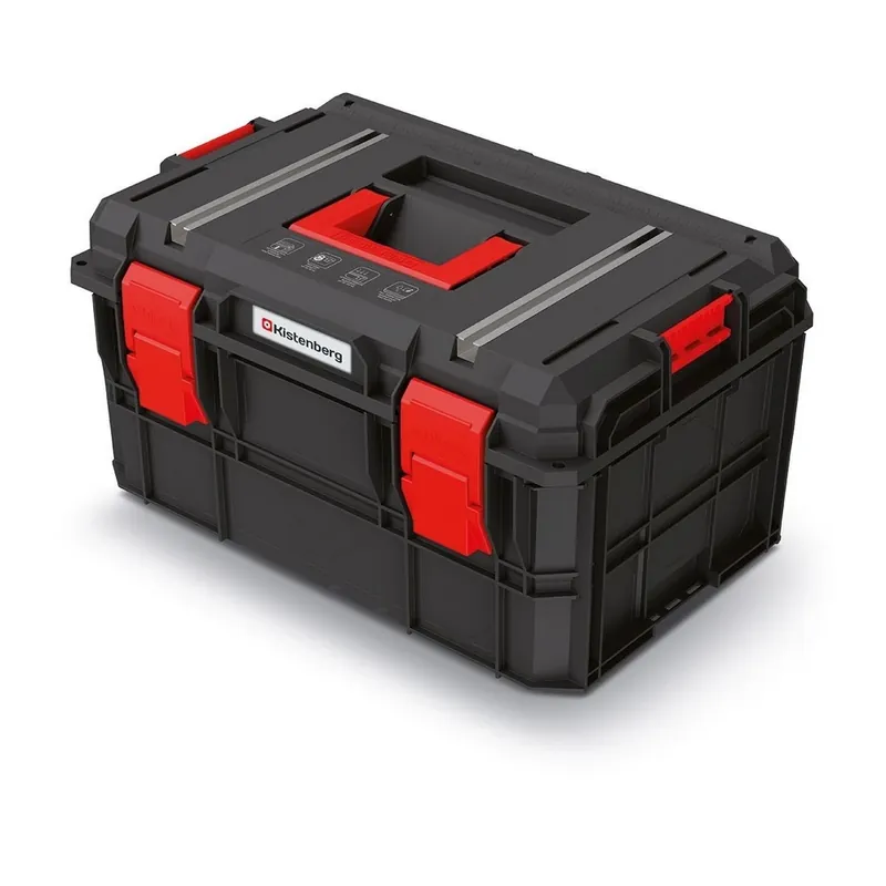 Hit Sezóny Kufr na nářadí A, 30,7 cm, upínací lišty, černá