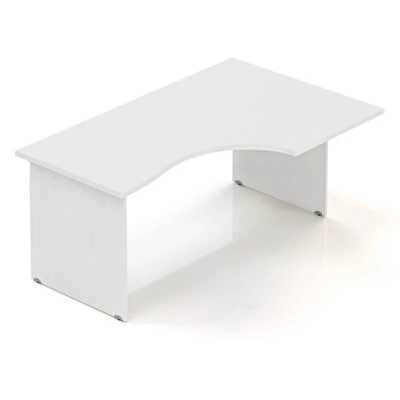 Ergonomický stůl Visio 160 x 100 cm, pravý, bílá Nakupujte Hned