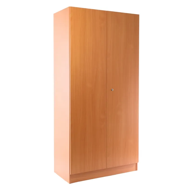 Dřevěná šatní skříň Visio, 90 x 45 x 185 cm, cylindrický zámek, buk Super Cena