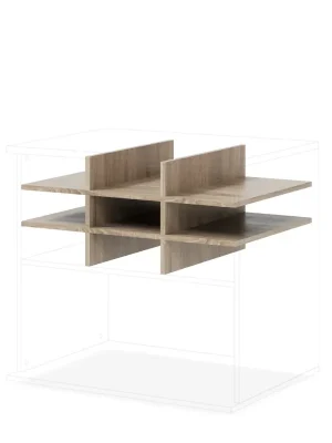 Zlevněný Nika (lístkovnice) pro skříň Impress 80,4 x 60 cm, dub sonoma