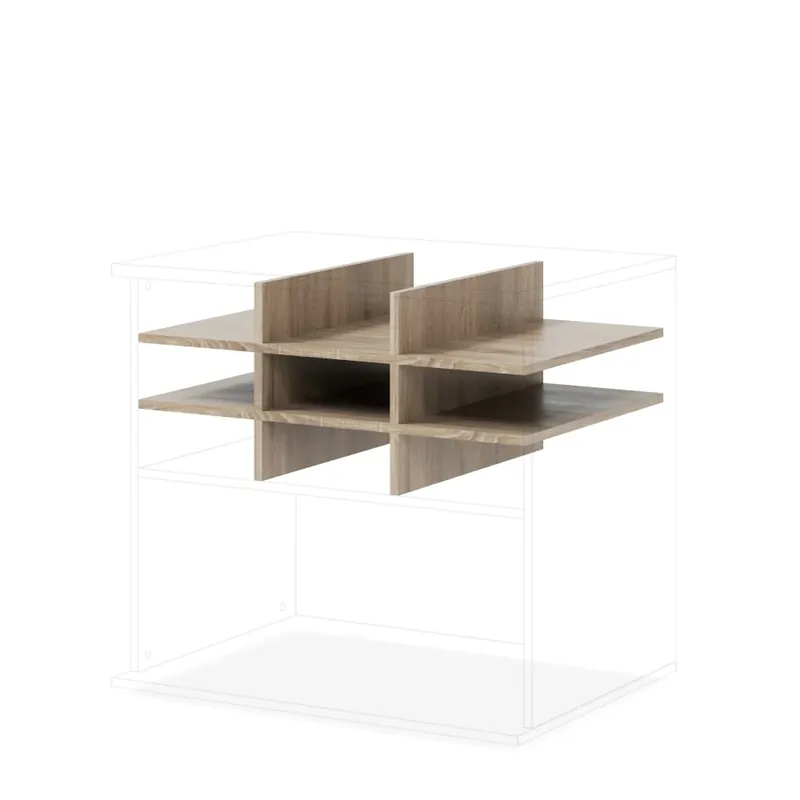 Zlevněný Nika (lístkovnice) pro skříň Impress 80,4 x 60 cm, dub sonoma