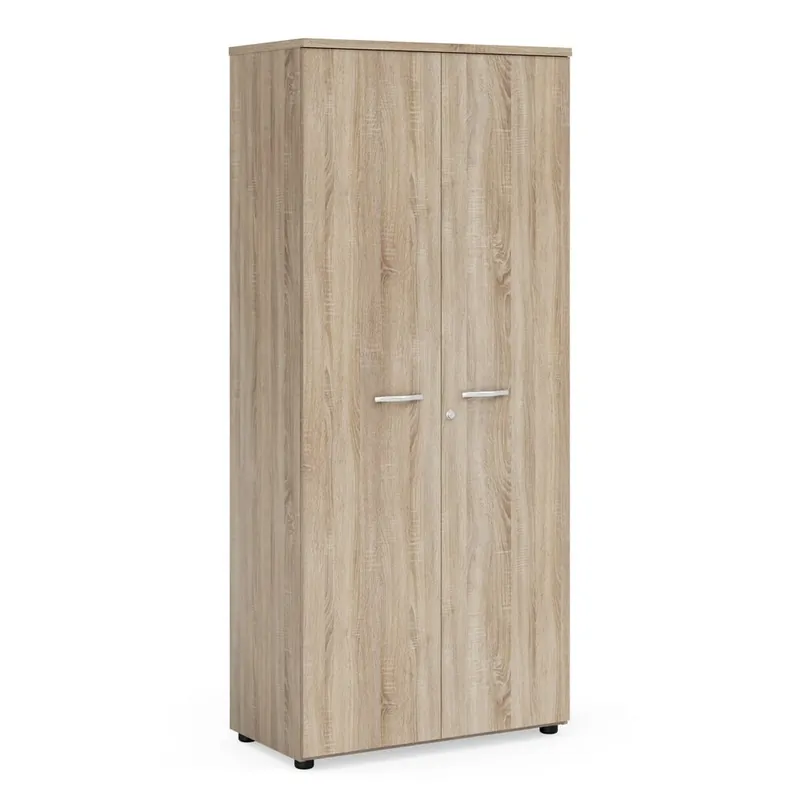 Levný Vysoká šatní skříň Praktik 80 x 40 x 182,1 cm, dub sonoma
