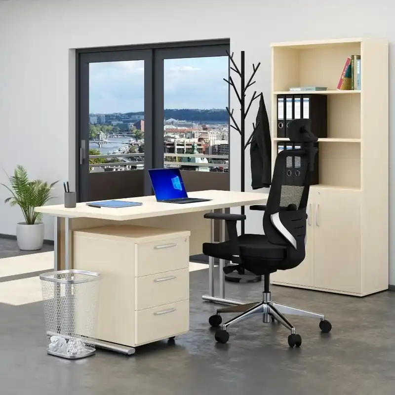 Sestava kancelářského nábytku Visio 2, 160 cm, javor Top Prodej