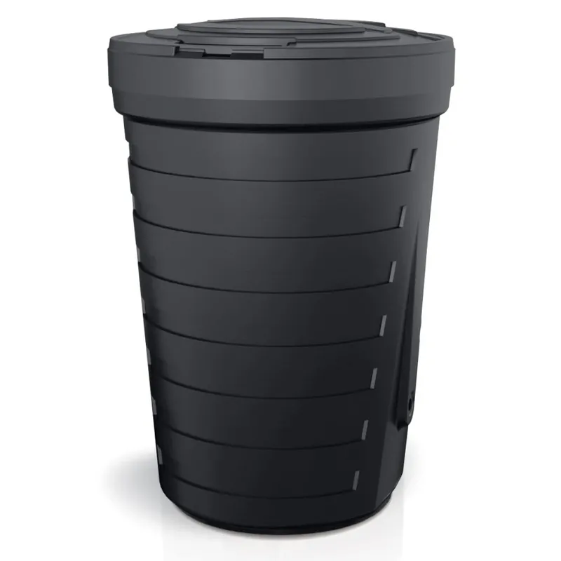 Sud na dešťovou vodu, průměr 64,8 cm, 210 l, černá Cenová Bomba