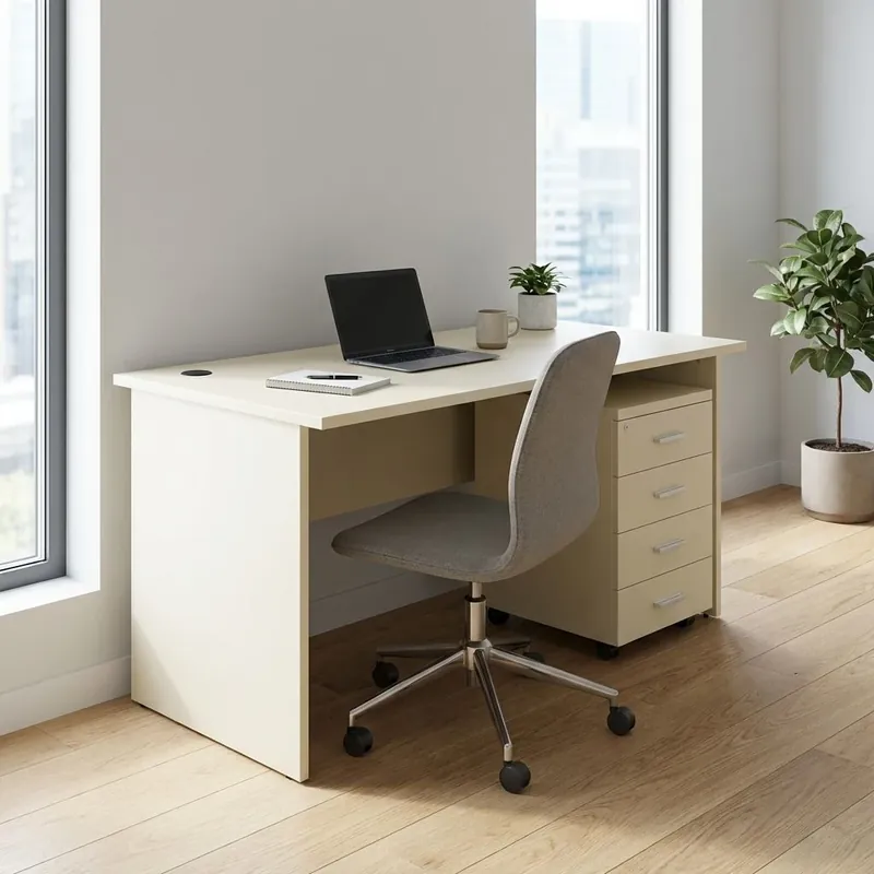 Sestava kancelářského nábytku SimpleOffice 1, 160 cm, bříza Nízká Cena