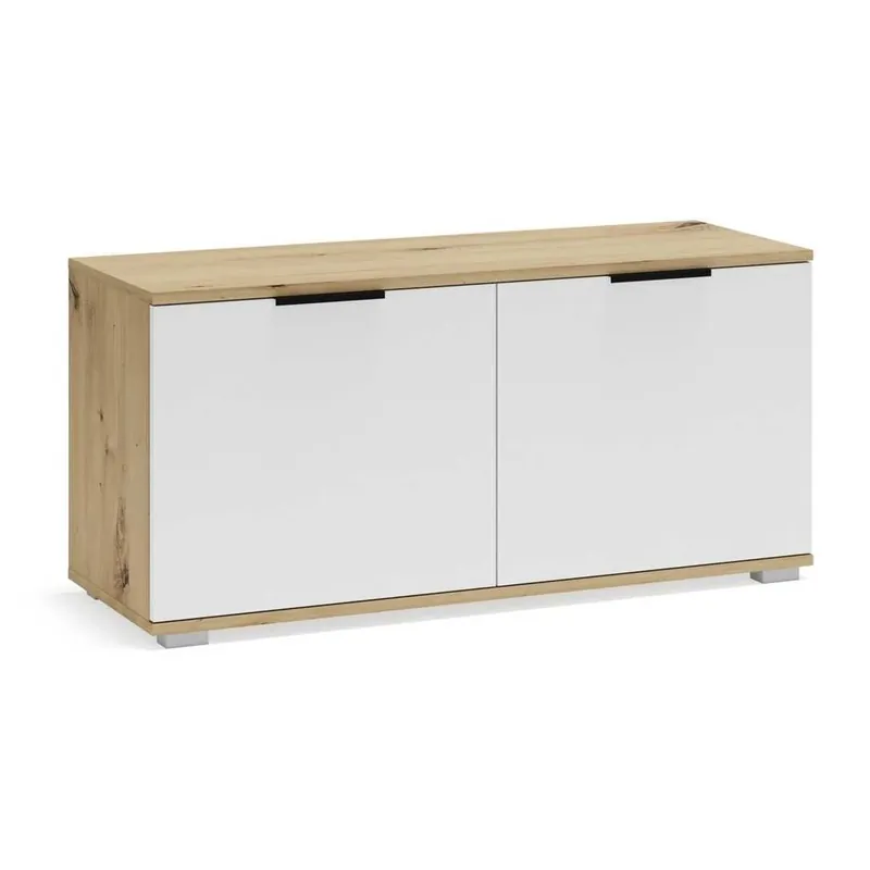 Botník Walker 100 cm, dub artisan / bílá Odeslání Ihned