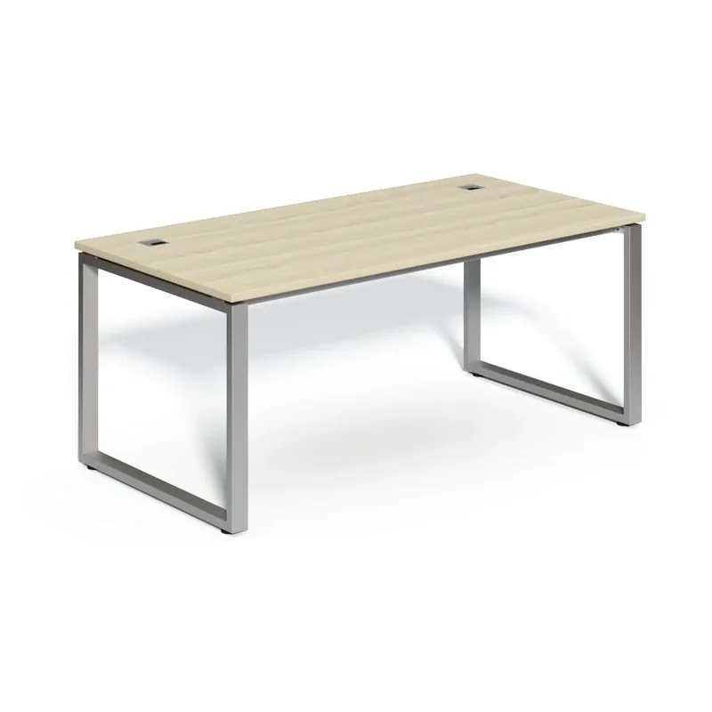 Nízká Cena Stůl SimpleOffice 180 x 90 cm, dub světlý / stříbrná