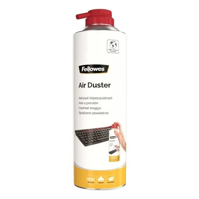 Ověřený Stlačený vzduch na čištění klávesnic Fellowes 400 ml, čirá