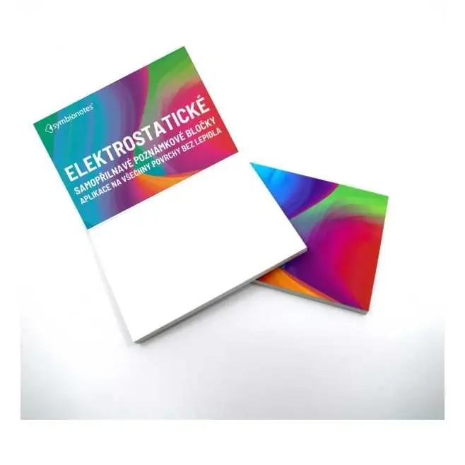 Sleva Elektrostatický poznámkový bloček Symbionotes 19 x 10 cm - 100 listů, bílá