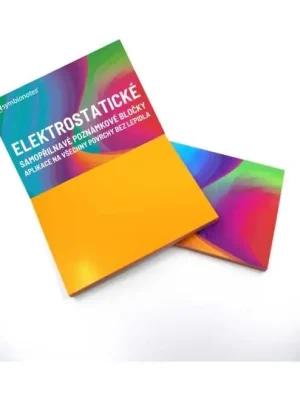 Bezpečná Platba Elektrostatický poznámkový bloček Symbionotes 19 x 10 cm - 100 listů, oranžová