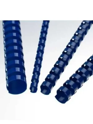 Značkový Plastové hřbety Eurosupplies 25 mm - 50 ks, modrá