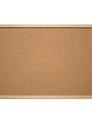 Autentický Korková tabule Eurosupplies 40 x 30 cm, hnědá