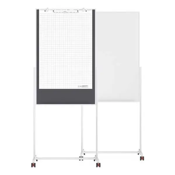Novinka Mobilní multifunkční tabule Magnetoplan Design 3v1, bílá