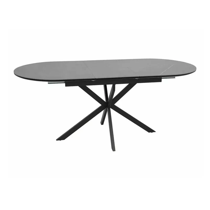 Jídelní stůl Maxwell II 140 x 80 cm, šedá / černá Cenová Bomba