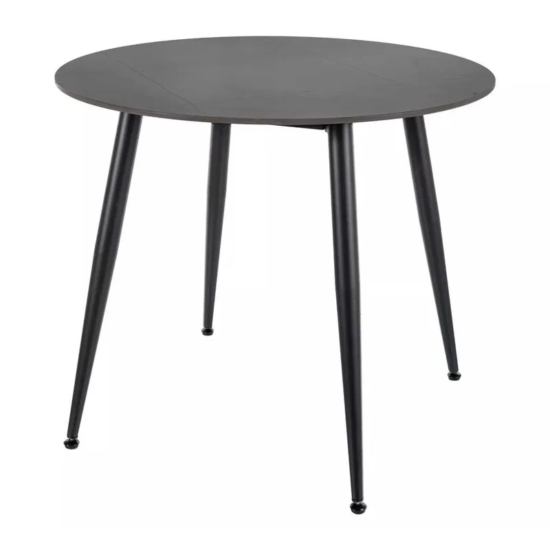 Nízká Cena Jídelní stůl Rion - průměr 90 cm, černá